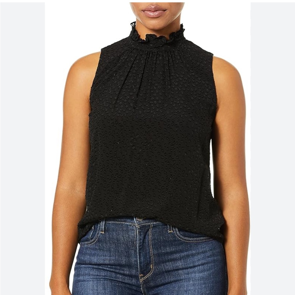 NWT Rebecca Taylor Cheetah Dot Clip Top